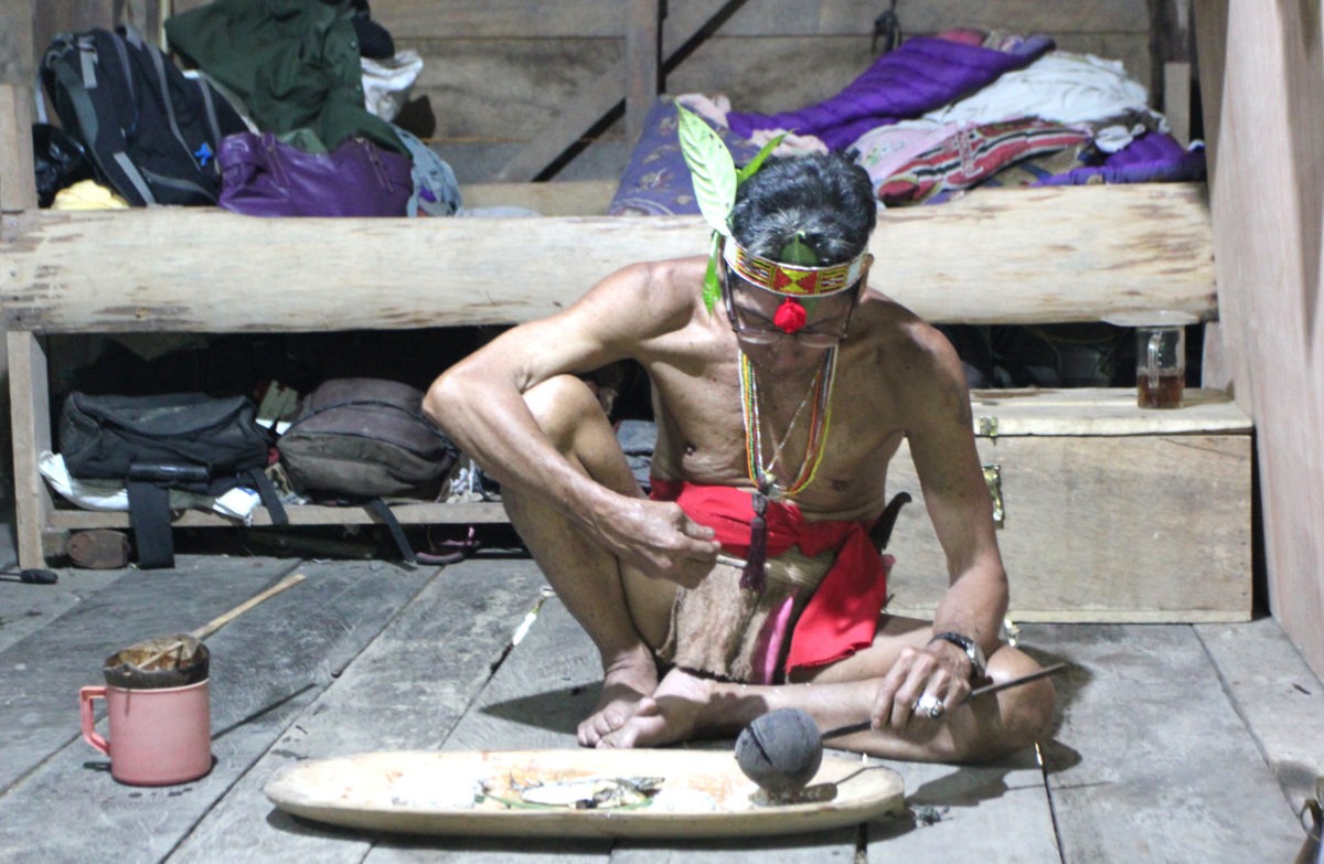 Sumatra Indonesia Mentawai tribesman